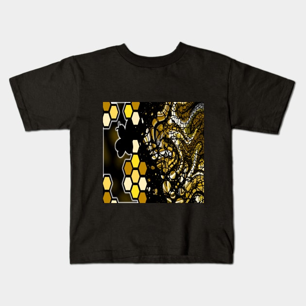 Bee Curious Kids T-Shirt by MayGreenAbgrall